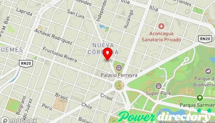 mapa de Caja de Previsión Social para Profesionales en Ciencias Económicas de Córdoba Organización sin ánimo de lucro en Córdoba