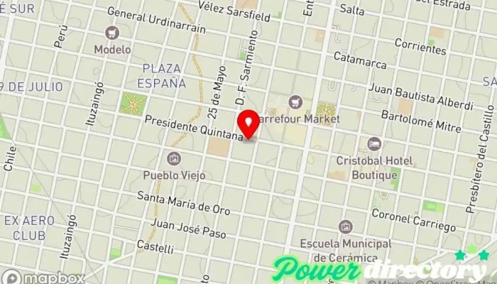 mapa de Caja Mixta Banco en Concordia