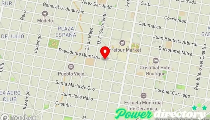 mapa de Caja Municipal de Prestamos S.E.M Cobro de deudas en Concordia