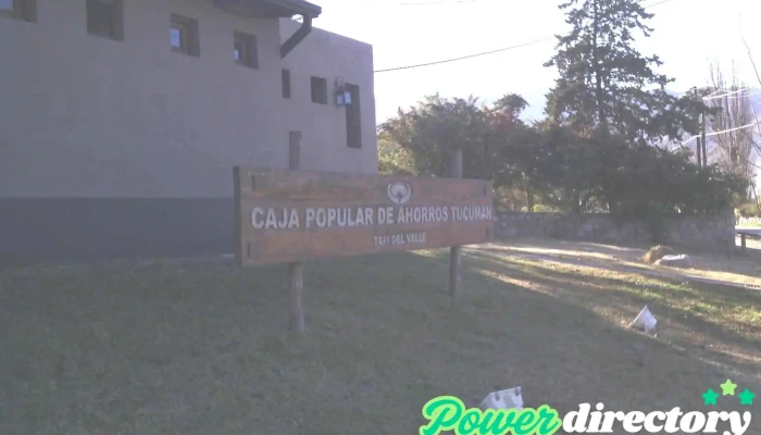 Caja Popular De Ahorros Tucuman Tafi Del Valle Numero - Tafí del Valle