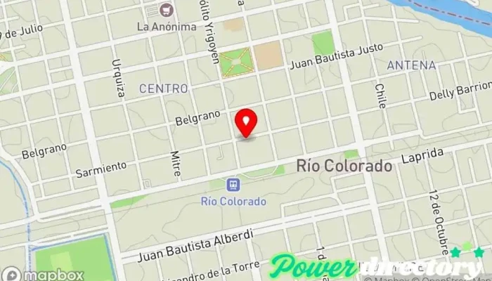 mapa de Cajero Automatico Banco Credicoop Río Colorado Banco en Río Colorado