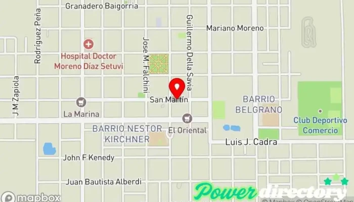 mapa de Cajero Automático Banco de la Nación Argentina Cajeros automáticos en Santa Sylvina
