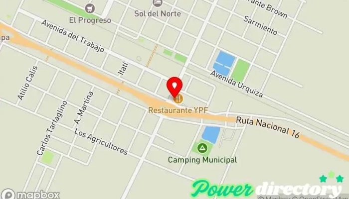 mapa de Cajero Automático del Nuevo Banco del Chaco Cajeros automáticos en Pampa del Infierno