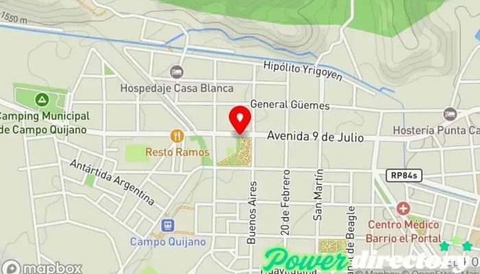 mapa de Cajero Automático Macro Cajeros automáticos en Campo Quijano