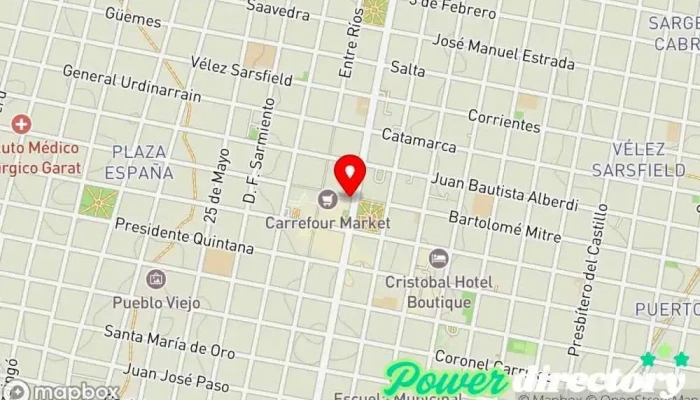 mapa de Cambio Rio Oficina de cambio de divisas en Concordia