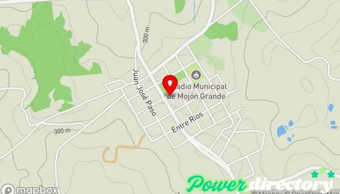 mapa de Caps Mojon Grande Centro de salud comunitario en Mojón Grande