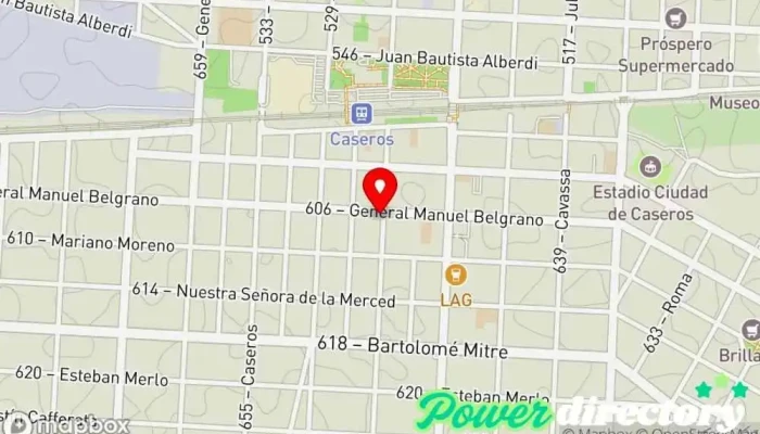 mapa de CartaSur Institución financiera en Buenos Aires