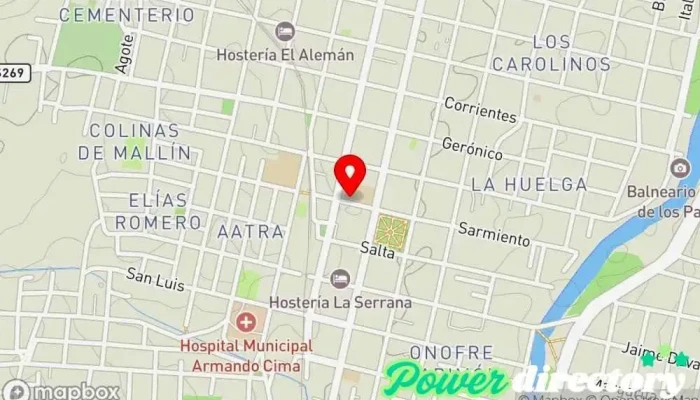 mapa de Caruso Seguros Cosquín Compañía de seguros en Cosquín