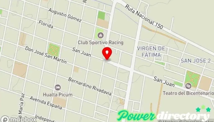 mapa de CASA YOGA JACHAL Centro de yoga en San Jose de Jachal