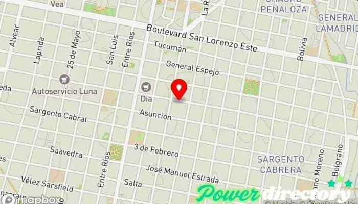 mapa de Cash Agencia de préstamos en Concordia