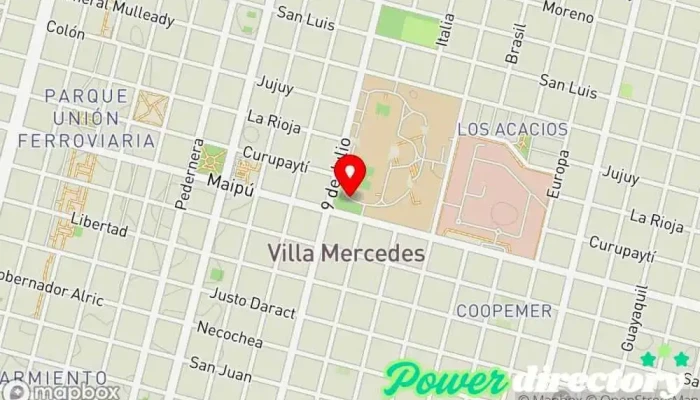 mapa de Catalina Panadería en Villa Mercedes