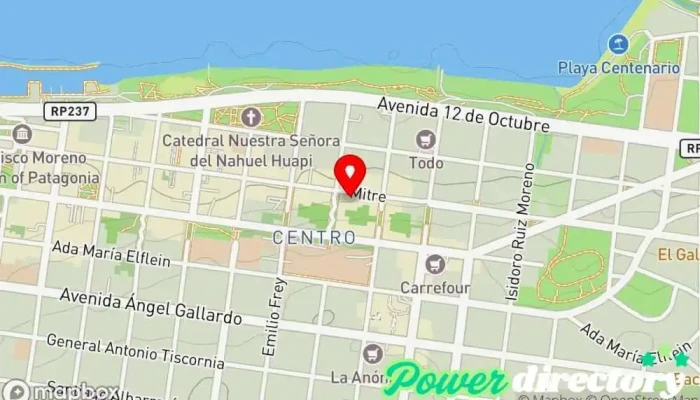 mapa de CENEBA Centro de rehabilitación en San Carlos de Bariloche
