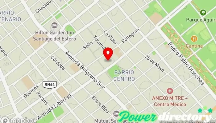 mapa de Centro Cultural del Bicentenario Animador, Tienda de fármacos orgánicos en Santiago del Estero