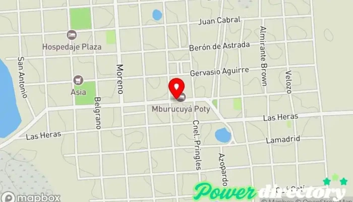 mapa de Centro De Jubilados Y Pensionados De Corrientes, Filial Mburucuyá Centro de bienestar social en Mburucuyá