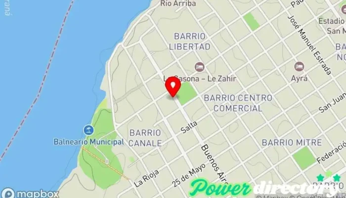 mapa de Centro De Kinesiologia Salud Y Armonia Centro de salud comunitario en Bella Vista
