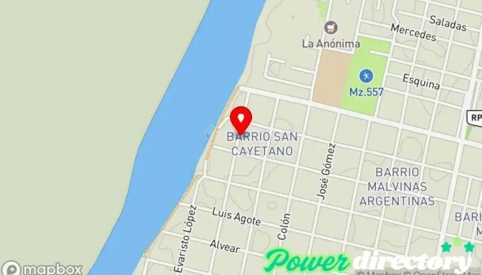 mapa de Centro de Rehabilitación Integral REDES Asesor médico en Goya