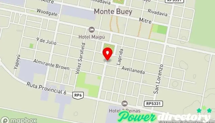mapa de Centro Integral de Atención al Ciudadano Centro comercial en Monte Buey