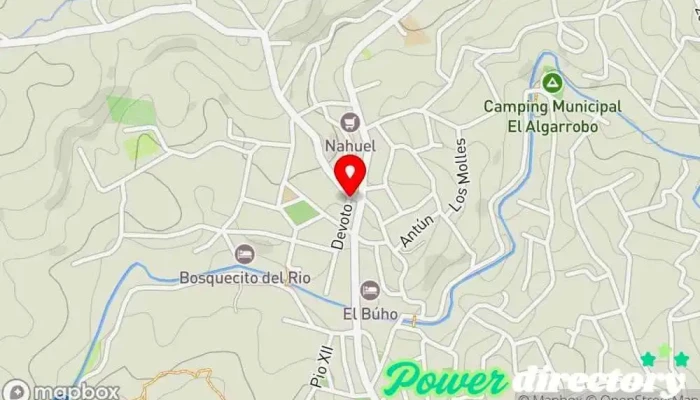 mapa de CENTRO INTEGRAL DE KINESIOLOGIA Y FISIOTERPIA AGUA DE ORO Centro de rehabilitación en Agua de Oro
