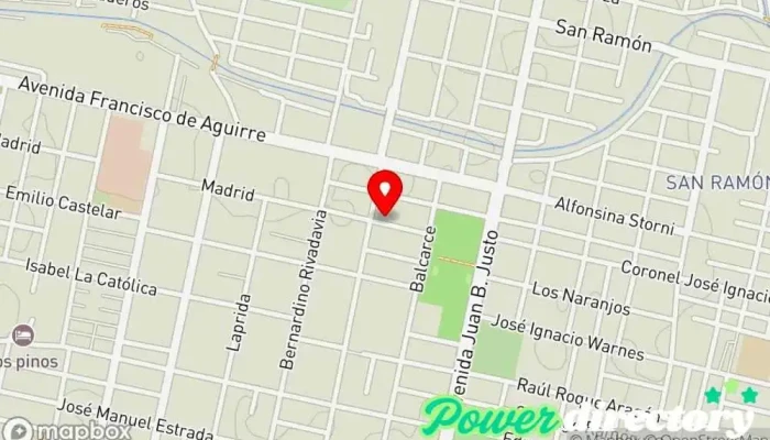 mapa de Centro Integral de Rehabilitacion - Kinepsy Centro de rehabilitación en San Miguel de Tucumán