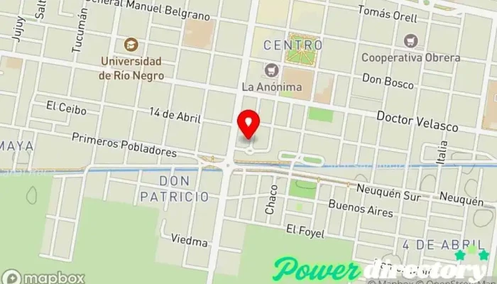 mapa de Centro Integral de Salud Vida Médico en Allen