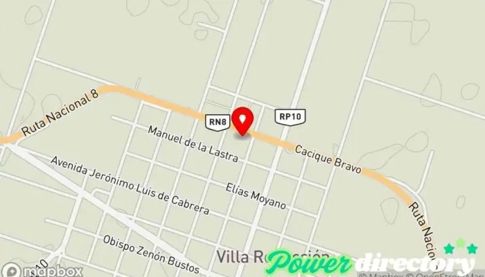 mapa de Centro Integral Municipal de Salud Hospital en Reduccion