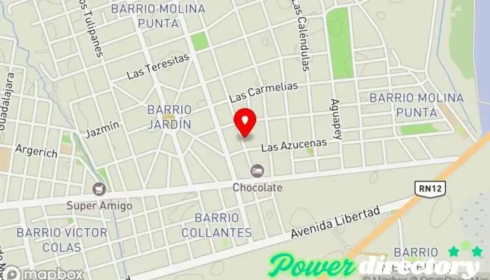 mapa de Centro La Libertad Centro de rehabilitación en Corrientes