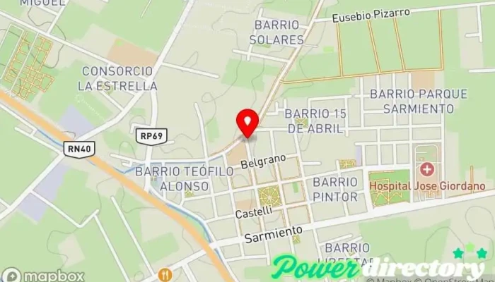 mapa de CENTRO MEDICO ALBARDÓN Dr. Juan Carlos Ruiz Médico, Dentista en Albardón