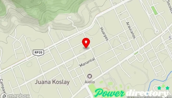 mapa de Centro Médico Dr. Jorge Moyano Centro médico en Juana Koslay