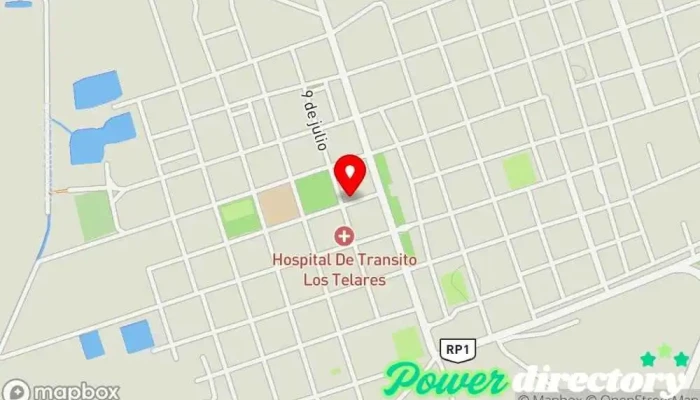 mapa de Centro Médico Los Telares Clínica ambulatoria en Los Telares