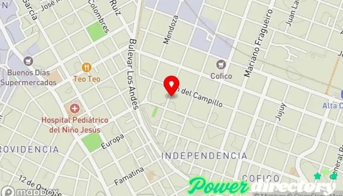 mapa de Cesar Dum Fisioterapeuta en Córdoba