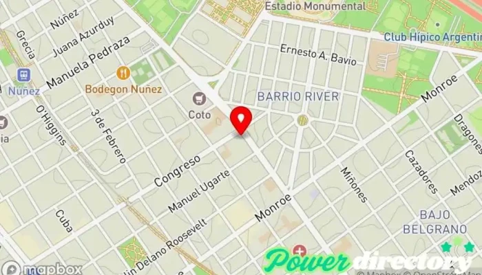 mapa de ChequesHoy Institución financiera en Cdad. Autónoma de Buenos Aires