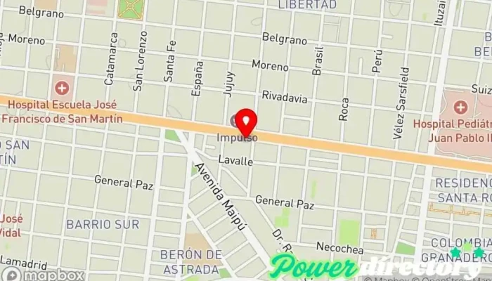 mapa de CIR Centro Integral De Recuperación Centro de rehabilitación en Corrientes