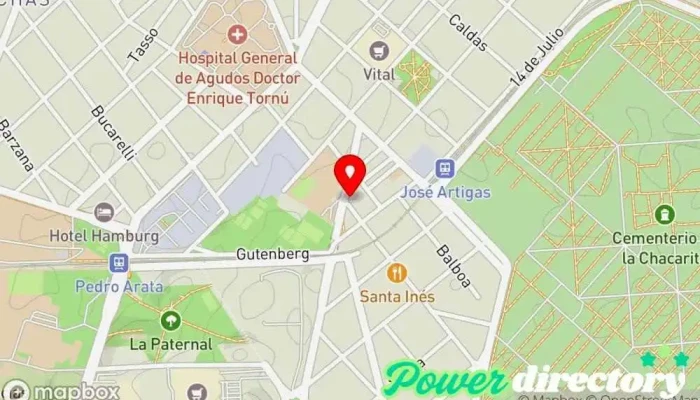 mapa de CLB Servicios Financieros Agencia de préstamos en Cdad. Autónoma de Buenos Aires
