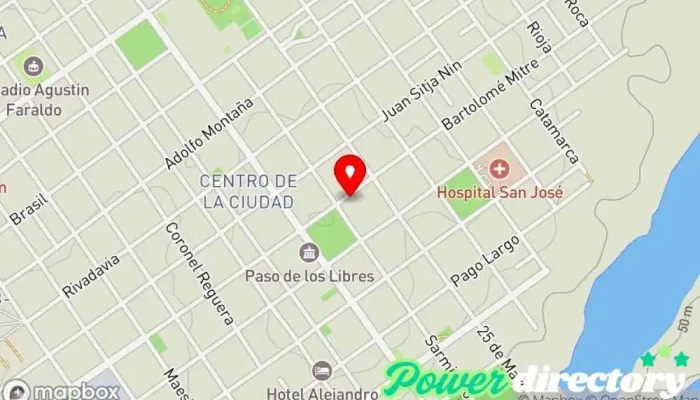mapa de Clinica Madariaga Clínica ambulatoria en Paso de los Libres