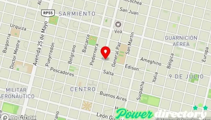 mapa de CLOSA Panadería en Villa Mercedes