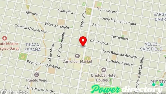 mapa de Club del Este Servicio de transferencias de dinero en EHB