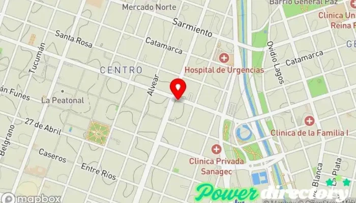 mapa de Club San Jorge Deportes, Club, Fundación en Córdoba