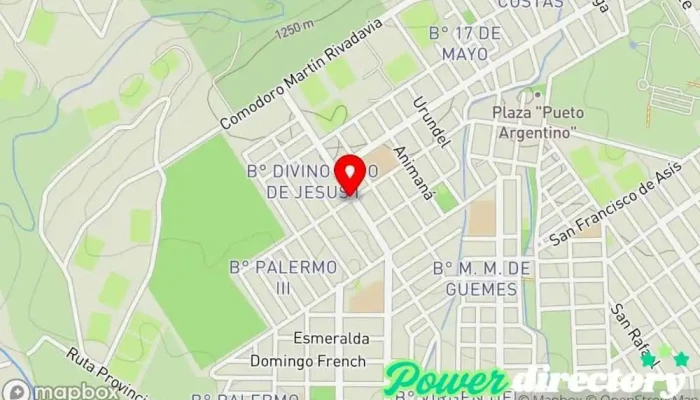 mapa de Cobro Express Servicio de transferencias de dinero en Campo Quijano