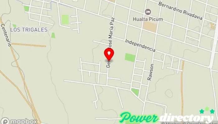 mapa de Cobro Express Servicio de transferencias de dinero en San Jose de Jachal