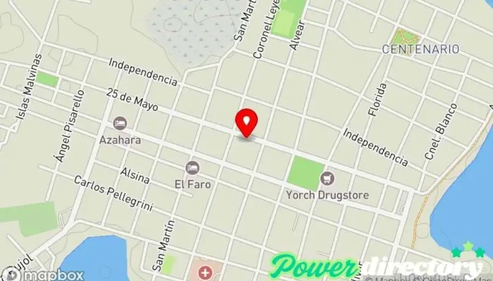 mapa de Cobro Express Servicio de transferencias de dinero en Saladas