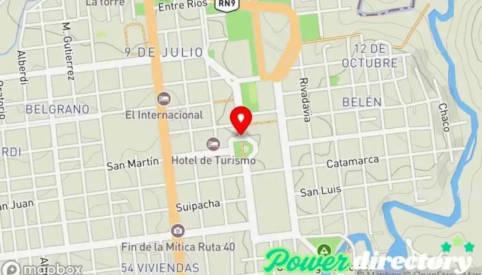 mapa de Cobro Express Servicio de transferencias de dinero en La Quiaca