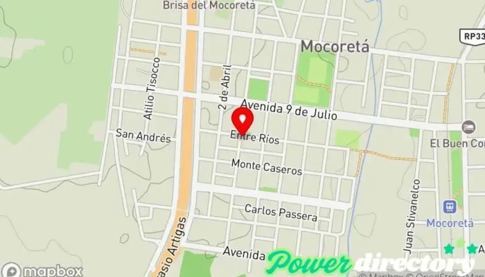 mapa de Cobro Express Servicio de transferencias de dinero en Mocoreta