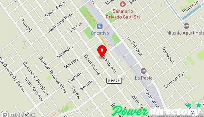 mapa de Cobro Express Servicio de transferencias de dinero en Oncativo