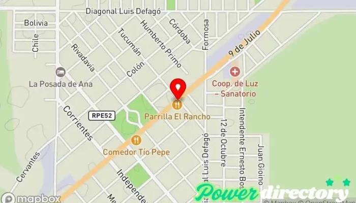 mapa de Cobro Express Servicio de transferencias de dinero en Pozo del Molle