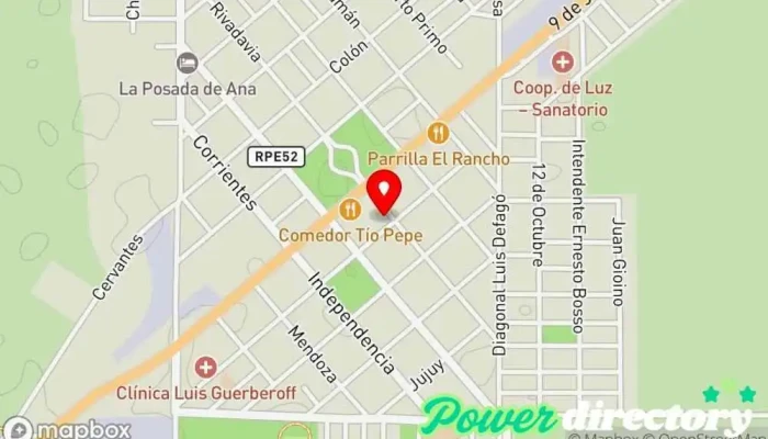 mapa de Cobro Express Servicio de transferencias de dinero en Pozo del Molle