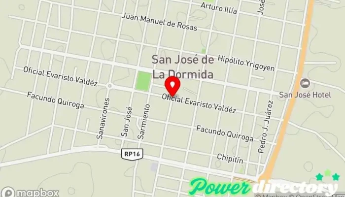 mapa de Cobro Express Servicio de transferencias de dinero en San Jose de la Dormida
