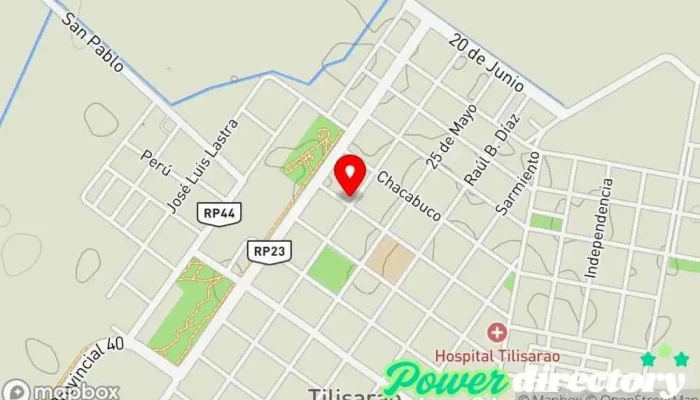 mapa de Cobro Express Servicio de transferencias de dinero en Tilisarao