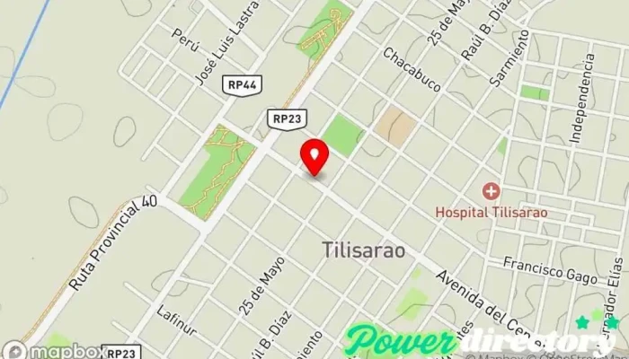mapa de Cobro Express Servicio de transferencias de dinero en Tilisarao