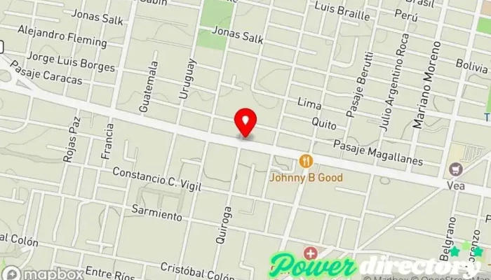 mapa de Comestibles Abdala Comercio en Yerba Buena