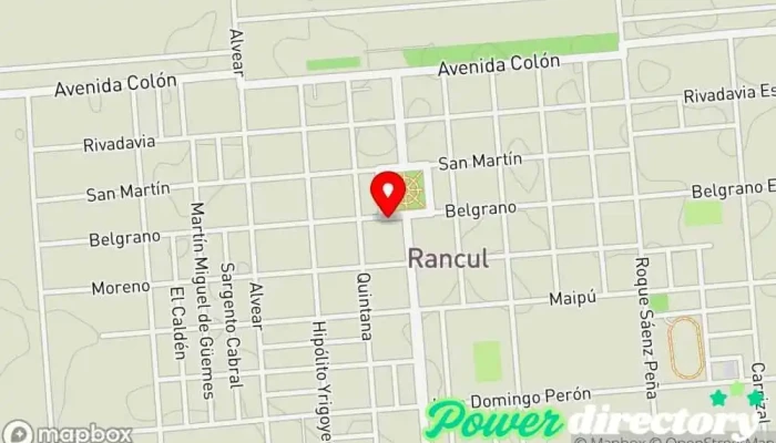 mapa de Comisaría de Rancul Banco en Rancul